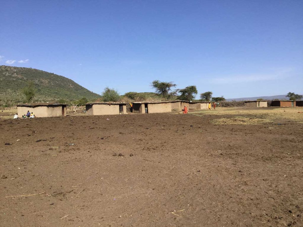 Afrika, Keňa - dedina Maasaiov