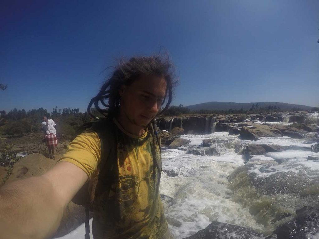 Afrika, Keňa - vodopády Fourteen Falls a Mateo