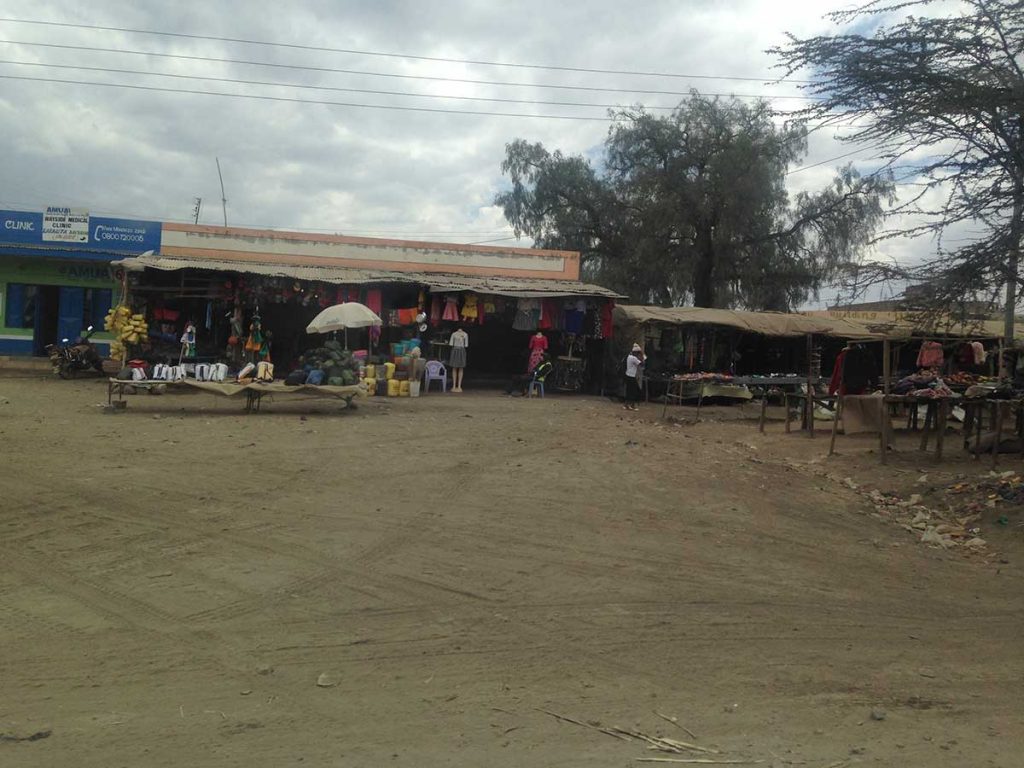 Afrika, keňa - miestne obchody mimo veľkých miest